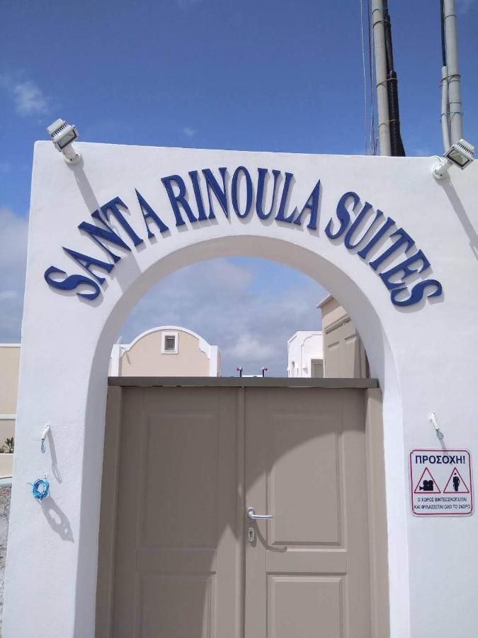 Santa Rinoula Suites Sea Sunset Views Adults Only Megalochori  Exterior foto